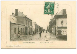 59.GOUZEAUCOURT.n°191.LA ROUTE NATIONALE N°17.HOTEL - Sonstige & Ohne Zuordnung