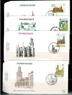 1989 2328 2329 2330 & 2331 FDC's : " Toeristische Uitgifte- Emission Touristique " - 1981-1990