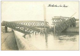 59.DOUAI.n°117.PONT DETRUIT REPARE PAR LE GENIE ALLEMAND.CP PHOTO - Douai