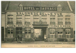 59.CASSEL.n°24.HOTEL DU SAUVAGE.TABLE D'HOTE.CAFE-BILLARD - Cassel