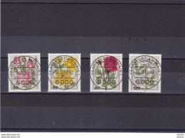 BERLIN 1982 ROSES Yvert 641-644, Mi 680-683 Oblitéré Cote Yv: 9 Euros - Used Stamps
