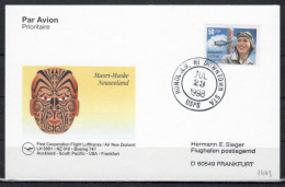 1998 Honolulu - Frankfurt   Lufthansa First Flight, Erstflug, Premier Vol ( 1 Card ) - Other (Air)