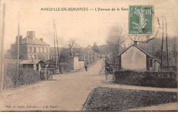 60 - MARSEILLE EN BEAUVAISIS - SAN44997 - L'Avenue De La Gare - Marseille-en-Beauvaisis