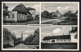 AK Wittgendorf /Zittau, Gasthof Prinz Friedrich August, Bes. G. Ernst, HJ.-Heim  - Zittau
