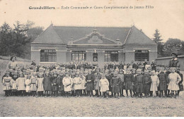 60 - Grandvilliers- SAN21861 - Ecole Communale Et Cours Complémentaire De Jeunes Filles - Grandvilliers