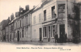 60 - Crépy En Valois - SAN21850 - Rue De Paris - Hôtel Belle-Vue - Crepy En Valois