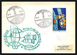 67978 15 Jahrestag Frau Valentina Terechkova 19/6/1978 Rostock Allemagne Germany DDR Espace Space Lettre Cover - Europe
