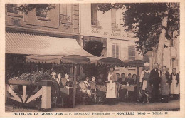 60 . N°103014 .noailles .hotel De La Gerbe D Or .f Moreau Proprietaire . - Noailles