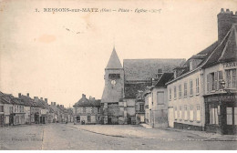 60 - RESSONS SUR MATZ - SAN65417 - Place - Eglise - Ressons Sur Matz