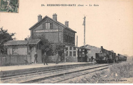 60 - RESSONS SUR MATZ - SAN65425 - La Gare - Train - Ressons Sur Matz