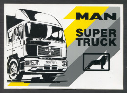 MAN Truck LKW Camion Industrial Vehicle, Big Sticker Autocollant - Autocollants