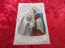 Holy Card Lace,kanten Prentje, Santino,edit Bouasse Lebel Nr 1198 - Images Religieuses