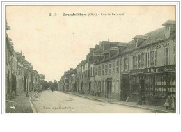 60.GRANDVILLIERS.RUE DE BEAUVAIS.QUINCAILLERIE L PETYT - Grandvilliers