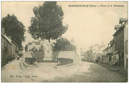 60.ERMENONVILLE.n°17351.PLACE J J ROUSSEAU - Ermenonville