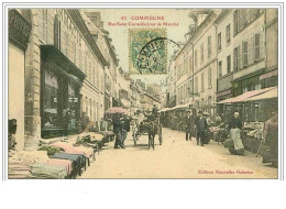 60.COMPIEGNE.RUE SAINT CORNEILLE JOUR DE MARCHE - Compiegne