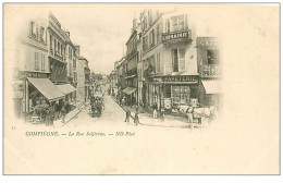 60.COMPIEGNE.n°201.LA RUE SOLFERINO.PAPETERIE LIBRAIRIE.CAFE - Compiegne