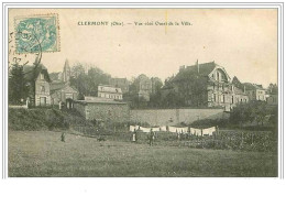 60.CLERMONT.VUE COTE OUEST DE LA VILLE - Clermont