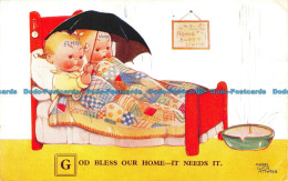 R147650 God Bless Our Home It Needs It. Mabel Lucie Attwell. Valentine - World