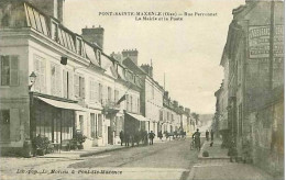 60.PONT SAINTE MAXENCE.RUE PERRONNET.LA MAIRIE ET LA POSTE - Pont Sainte Maxence