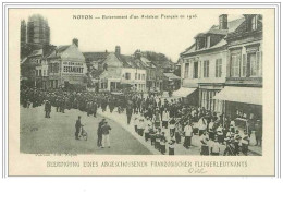 60.NOYON.ENTERREMENT D'UN AVIATEUR FRANCAIS EN 1916 - Noyon