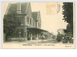 60.MOUY.LA GARE.VUE DES QUAIS.TRAIN - Mouy