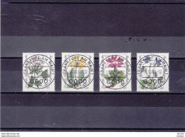 BERLIN 1983 FLEURS DES ALPES Yvert 664-667, Michel 703-706 Oblitéré Cote Yv : 10 Euros - Oblitérés