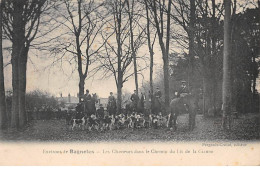 61 - BAGNOLES - SAN41524 - Les Chasseurs Dans Le Chemin Du Lit De La Gianne - Bagnoles De L'Orne