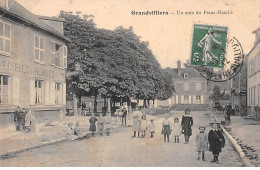 60-SAN59673-GRANDVILLIERS.Un Coin Du Franc-Marché - Grandvilliers