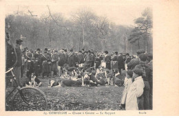 60-AM22390.Compiègne.N°63.Chasse à Courre.Le Rapport - Compiegne