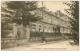 61.LA FERTE-MACE.n°5860.ECOLE SUPERIEURE DE JEUNES FILLES - La Ferte Mace