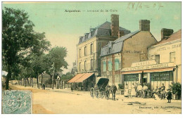 61 . N°35852 .argentan.avenue De La Gare.carte Toilee - Argentan