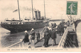 62 - BOULOGNE SUR MER - SAN30815 - Sortie De L'"Alexandre" à S.M. Edouard VII - Boulogne Sur Mer