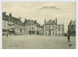 61.LONGNY.PLACE DU MARCHE.HOTEL DU PERCHE.EPICERIE - Longny Au Perche