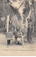 62 - PARIS PLAGE - SAN32348 - Pêcheurs De Crevettes Au Passage De La Forêt - Près Du Château - Le Touquet