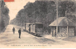 62 - PARIS PLAGE - SAN55489 - Arrêt Du Train Sur La Route D'Etaples - Le Touquet