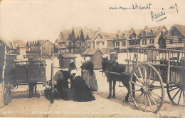 62 - N°87083 - BERCK Plage - Attendant Les Bateaux Amenant Les Harengs - Carte Photo - Berck