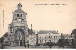 62 - MONTREUIL SUR MER - SAN65491 - Eglise St Saulve Et Mairie - Montreuil