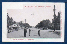 Argentina, Belgrano, Cabildo Street, Rosauer Editor, Unused Postcard  (223) - Argentinië