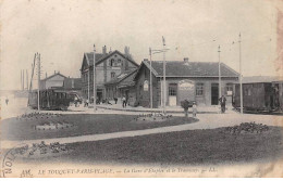 62 - LE TOUQUET PARIS PLAGE - SAN45019 - La Gare D'Etaples Et Le Tramway - Le Touquet