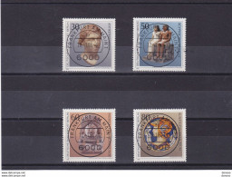 BERLIN 1983 MUSEE DE BERLIN Yvert 669-672, Michel 708-711 Oblitéré Cote Yv: 8,50 Euros - Gebraucht