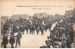 62 - CALAIS - SAN51852 - Funérailles Des Victimes Du "Pluviose" Du 26 Mai 1910 - Défilé Des Vétérans De La Marine - Calais