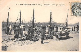 62 - BOULOGNE SUR MER - SAN42529 - La Pêche - Ceux Qui Regardent - En L'état - Déchirure - Boulogne Sur Mer