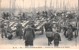 62 - BOULOGNE SUR MER - SAN43785 - Entrée Du Poisson à La Halle - Agriculture - Boulogne Sur Mer