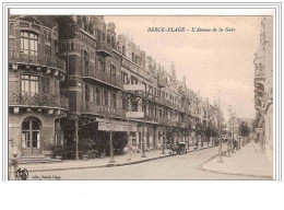 62.BERCK-PLAGE.L'AVENUE DE LA GARE. - Berck