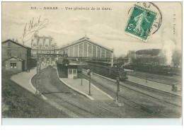 62.ARRAS.n°13435.VUE GENERALE DE LA GARE.PLIE - Arras