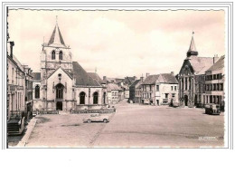 62.ARDRES.PLACE EGLISE ET HOTEL DE VILLE.CPSM. - Ardres