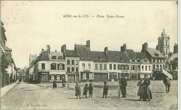 62.AIRE SUR LA LYS.PLACE NOTRE DAME.CH DUFLOS.J LESAGE...... - Aire Sur La Lys