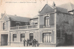 62 .n°108656 . Desvres . Cafe Restaurant Chretien Verlingue .vue Generale . - Desvres