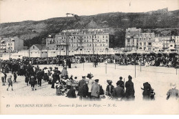 62 .n°106279 . Boulogne Sur Mer .concours De Jeux Sur La Plage .hotel Imperial . - Boulogne Sur Mer