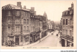 CAR-AAAP10-61-0704 - FLERS - Grande Rue - Coiffeur, Citroen, Commerce - Flers